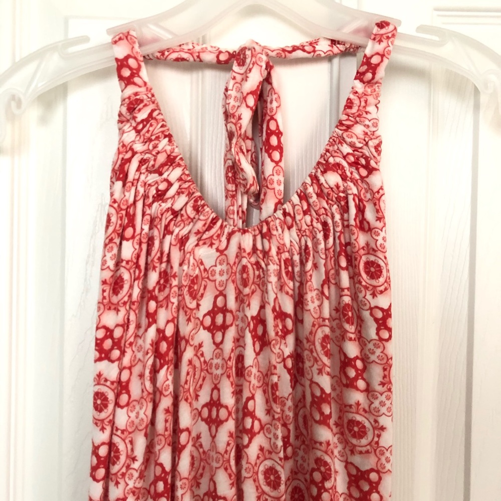 Joie Ikat Print Maxi Dress Halter Dress - Picture 3 of 8